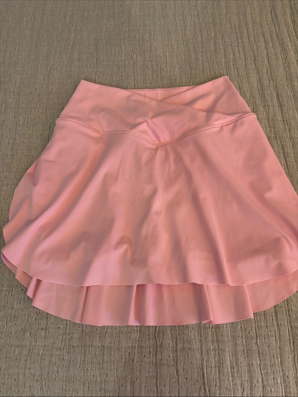 Pink Layered A-Line Skirt